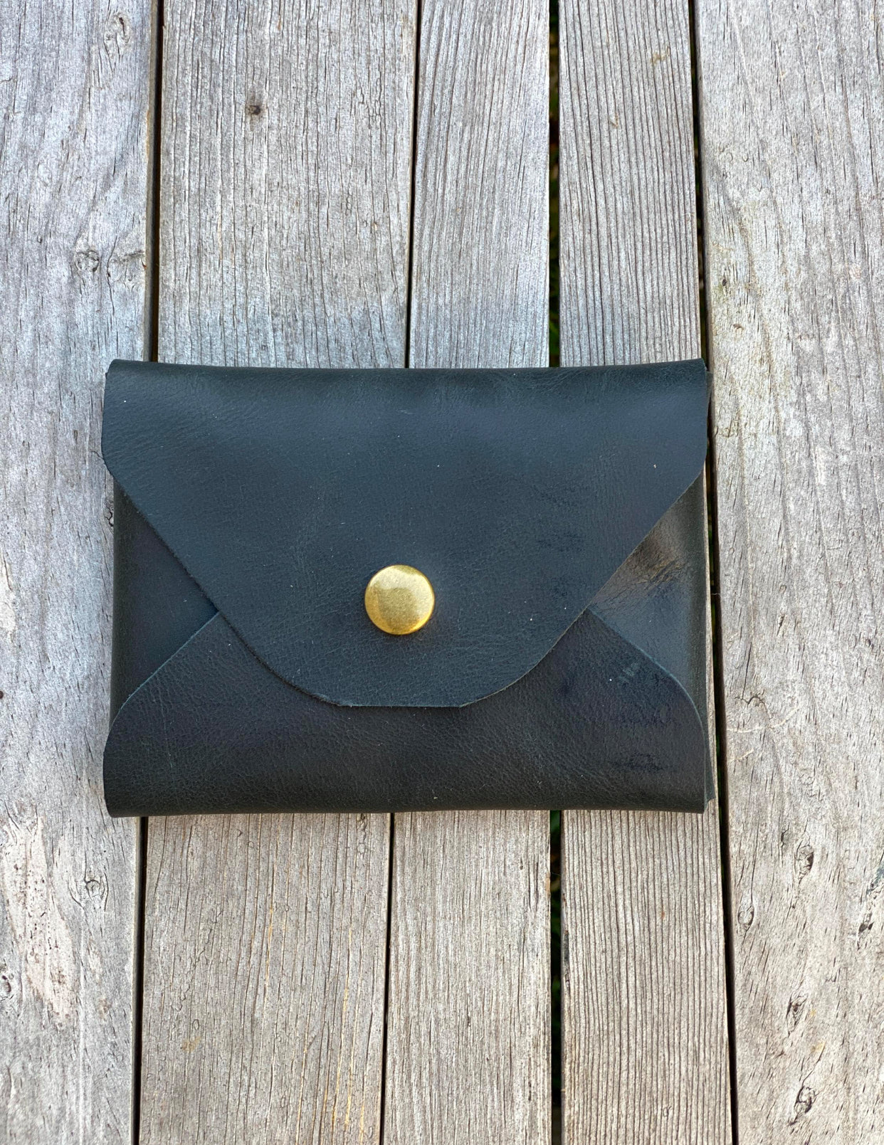 Mini Leather Card Cash Wallet, Gift Card Holder, Credit Card Snap Pouch, Small Snap Coin Purse