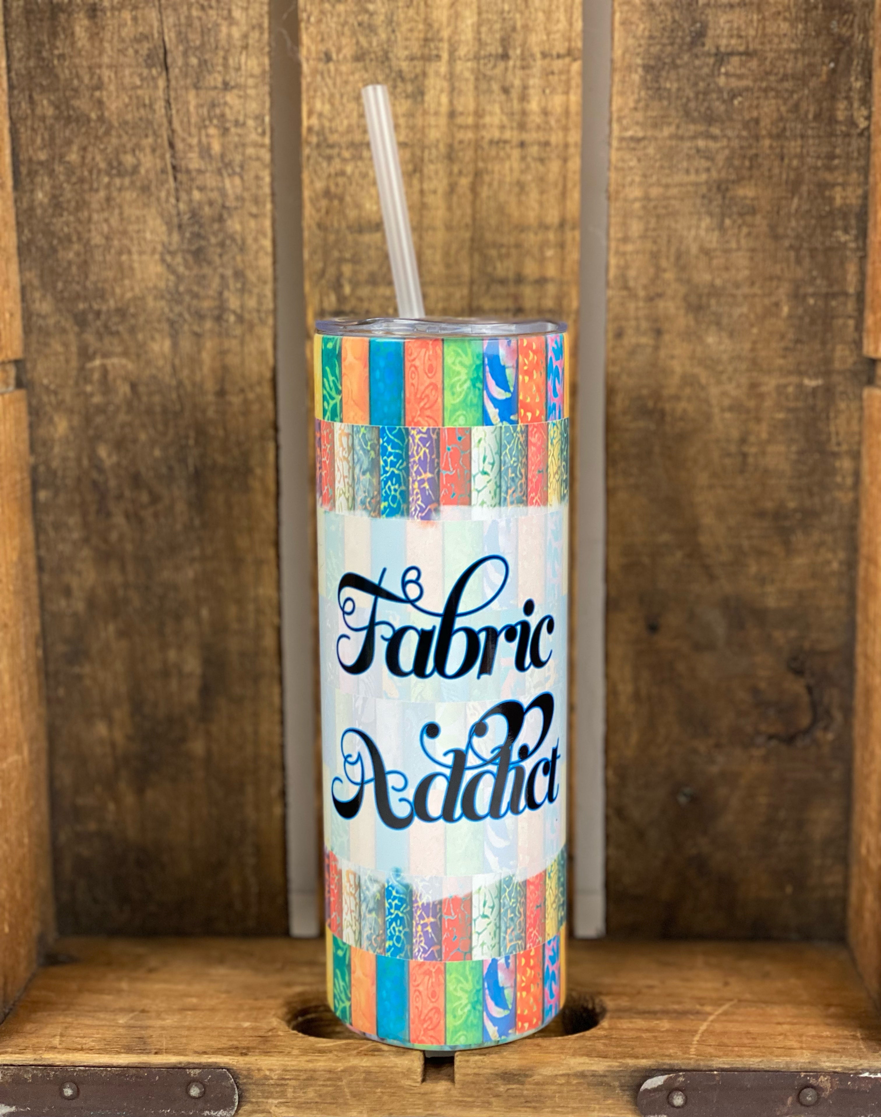 Crafter Sewing Quilting  20 oz Stainless Steel Skinny Tumbler Sublimation