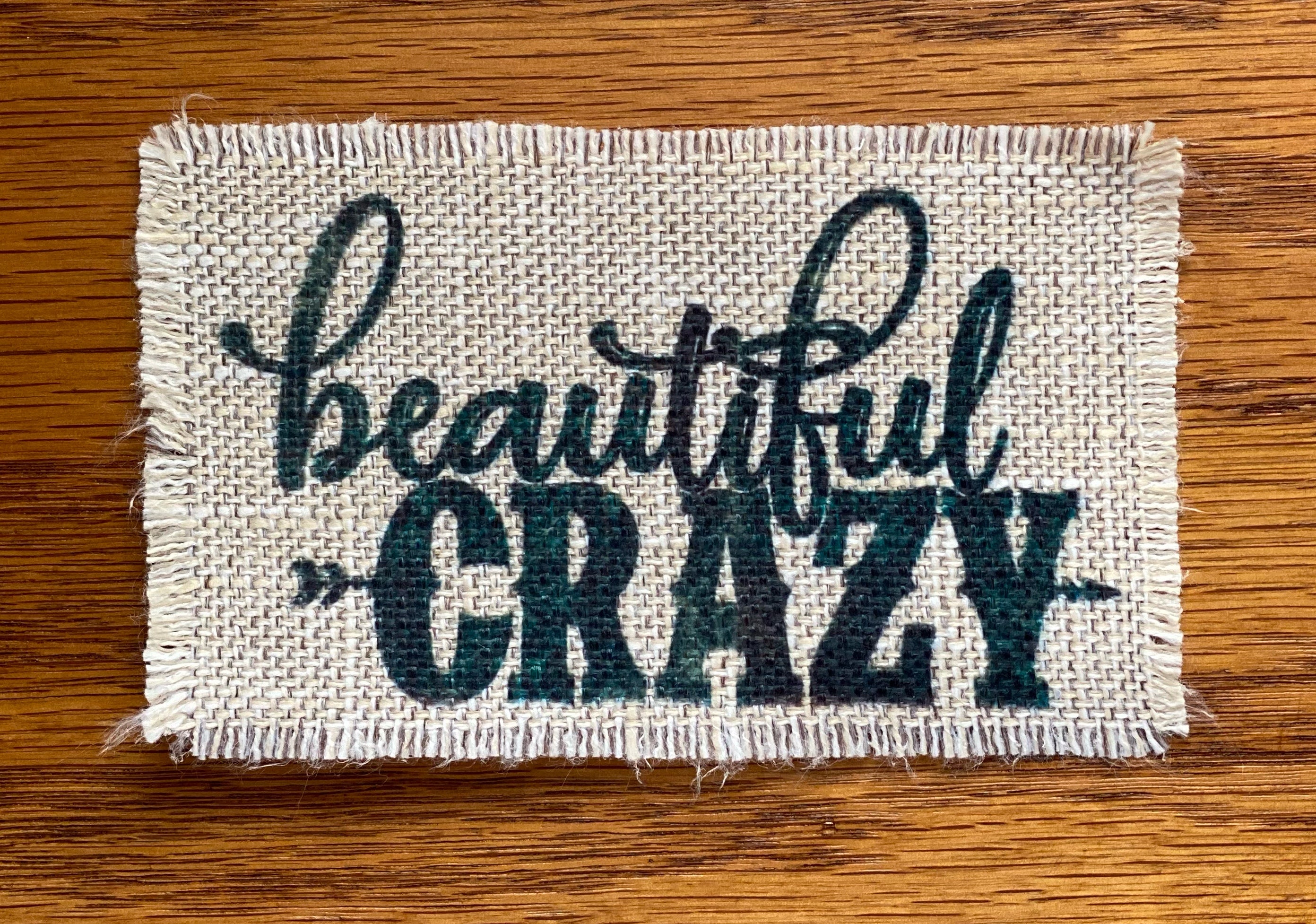 Assorted Hat Patches, Burlap Linen Look Sublimation Patch, Glue, Sew or Iron On Hat Patch, Raggedy Hat Patch, Camo Hat Patch