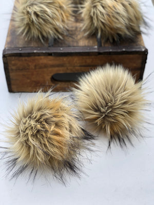 Jackal Faux Fur Pom Pom - KitchenKlutter