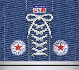 Converse Sneakers 20 oz Stainless Steel Skinny Tumbler Sublimation Hot Cold Coffee Soda Chuck Taylors