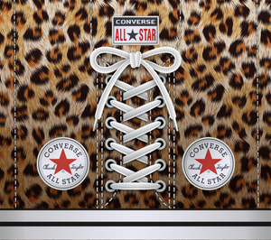 Converse Sneakers 20 oz Stainless Steel Skinny Tumbler Sublimation Hot Cold Coffee Soda Chuck Taylors