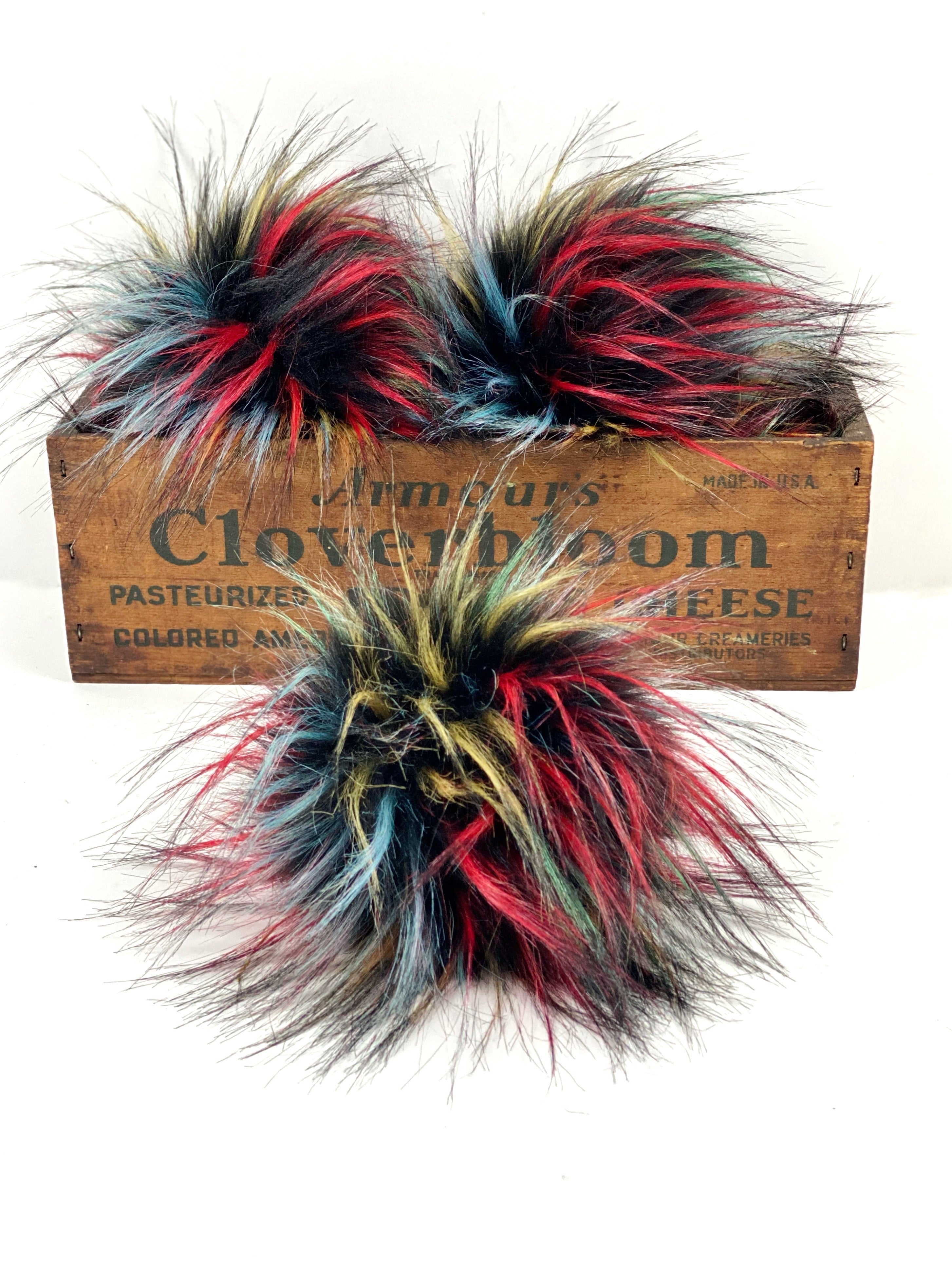 Pyro Faux Fur Pom Pom