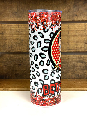 Betty Boop 20 oz Stainless Steel Skinny Tumbler Sublimation