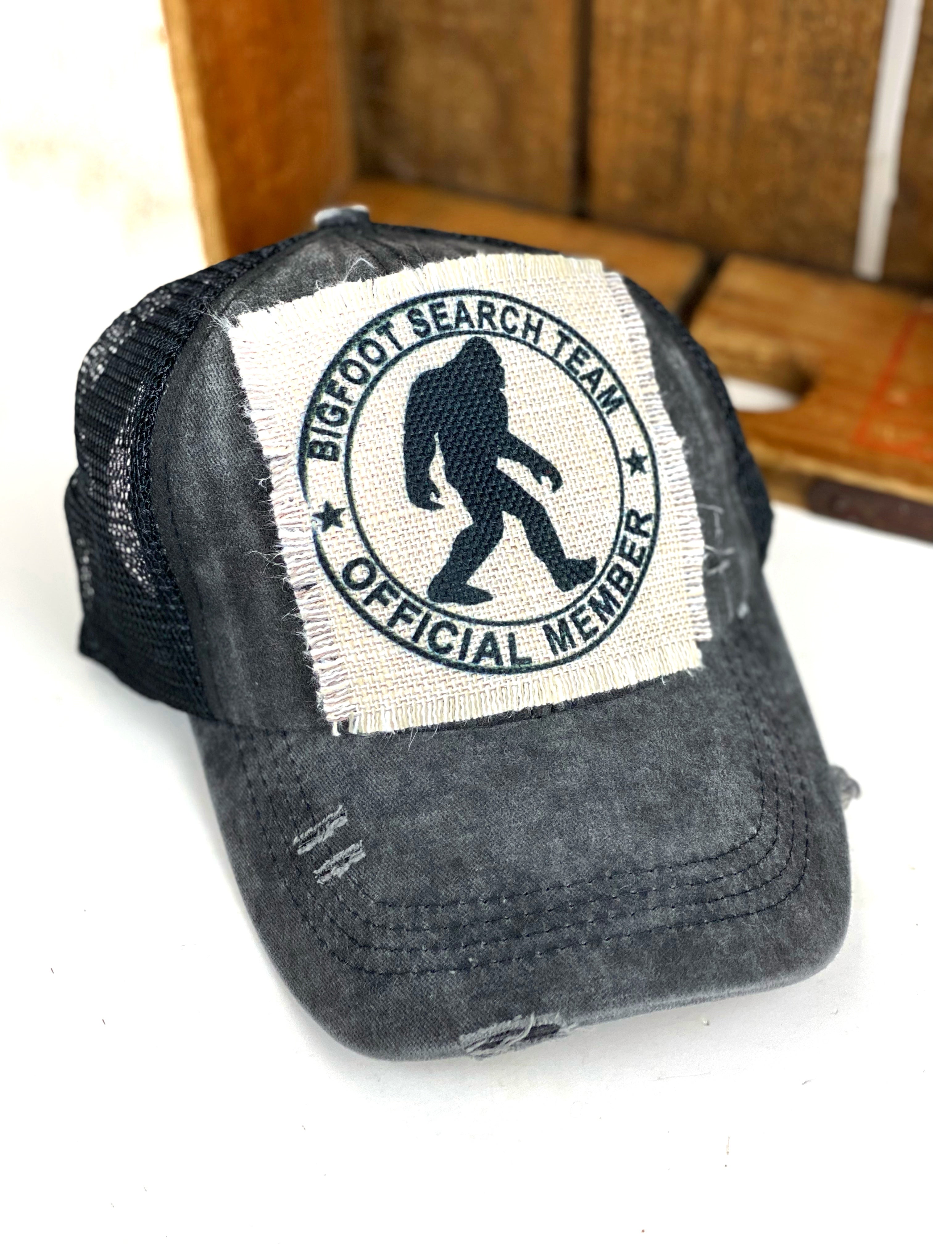 Sasquatch Collection  Leather Keychain, Bigfoot Key Ring Backpack Purse Charm Fob,  Big Foot Vinyl Cotton Tote, Sasquatch Hat, Hat Patch