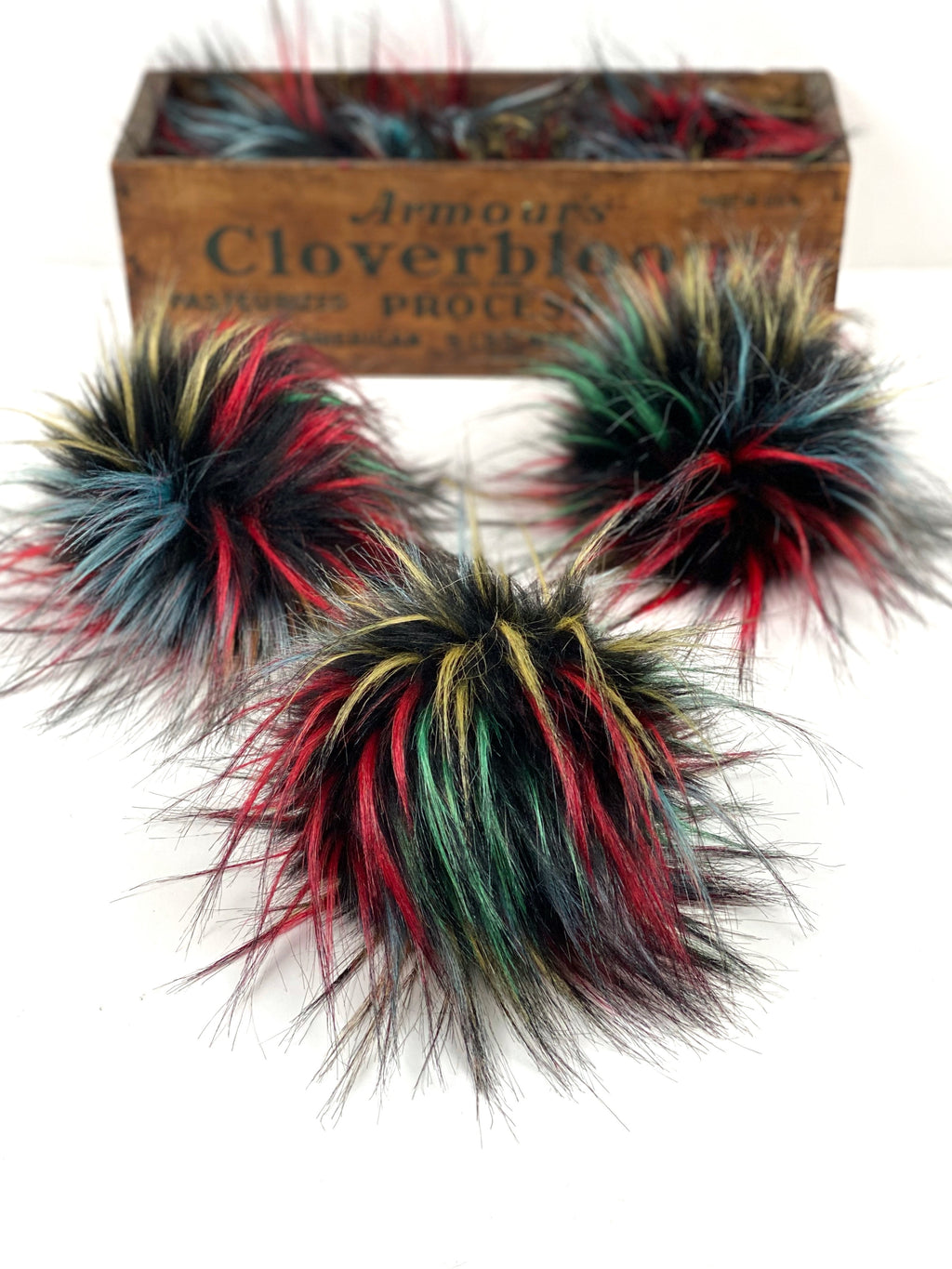 Pyro Faux Fur Pom Pom