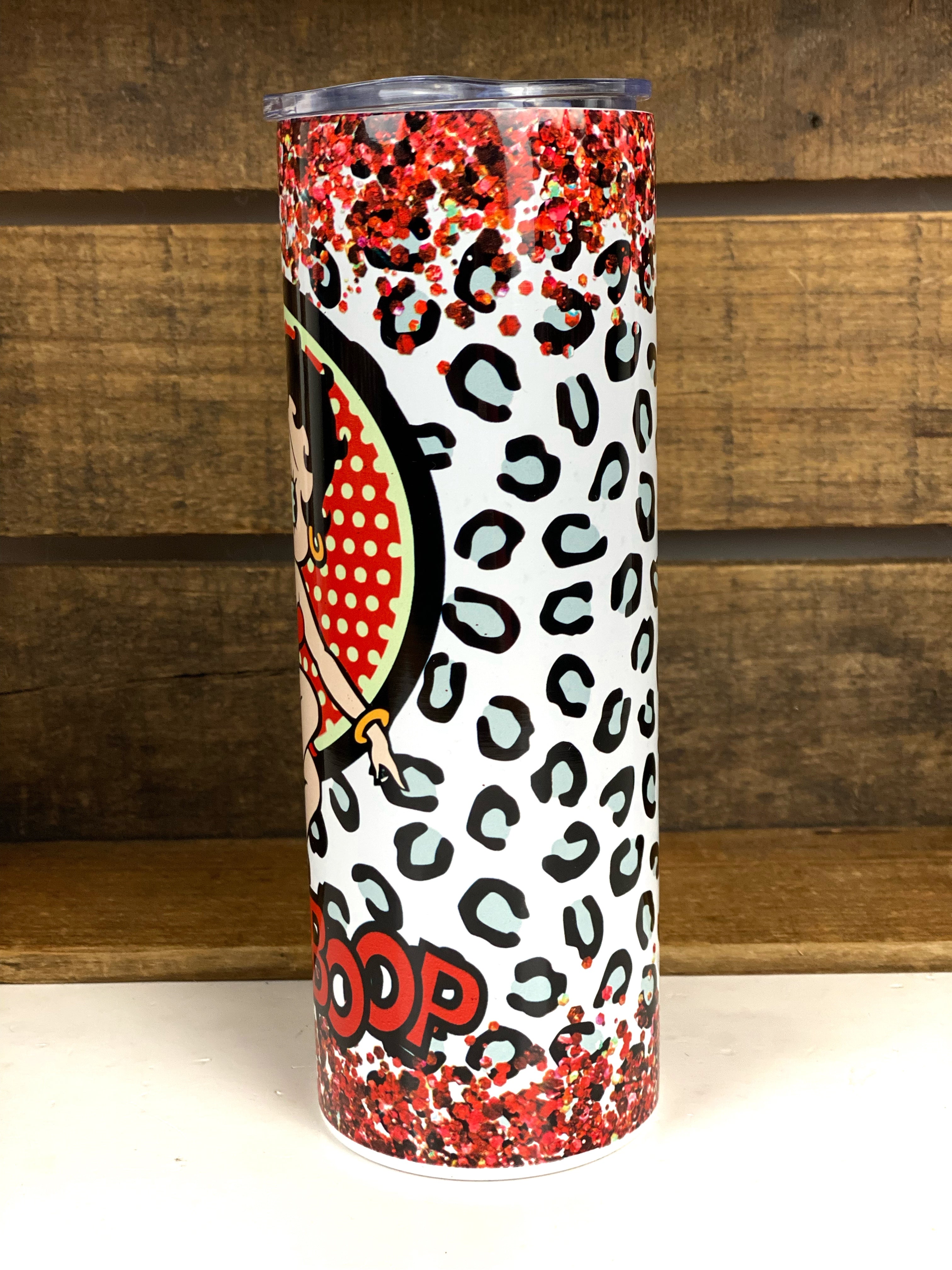 Betty Boop 20 oz Stainless Steel Skinny Tumbler Sublimation