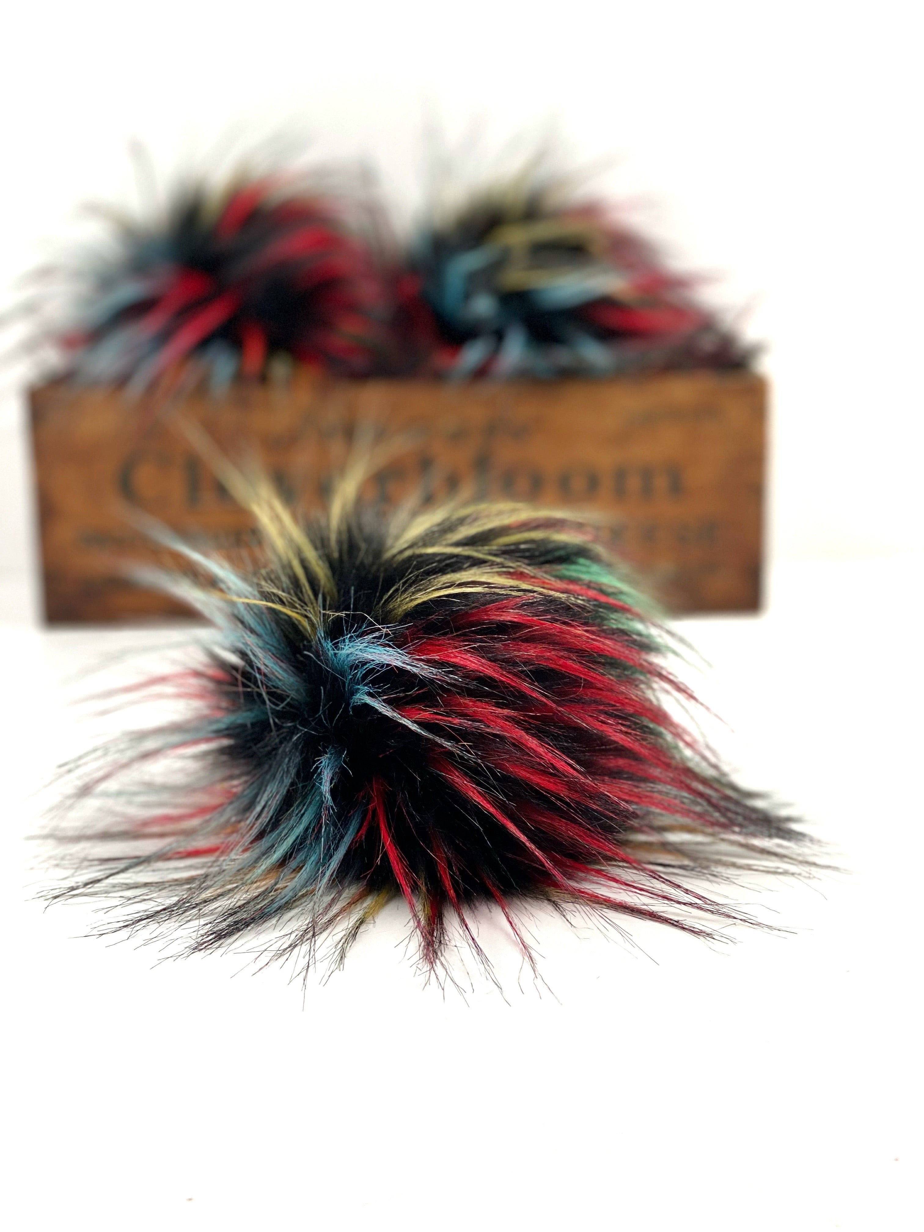 Pyro Faux Fur Pom Pom