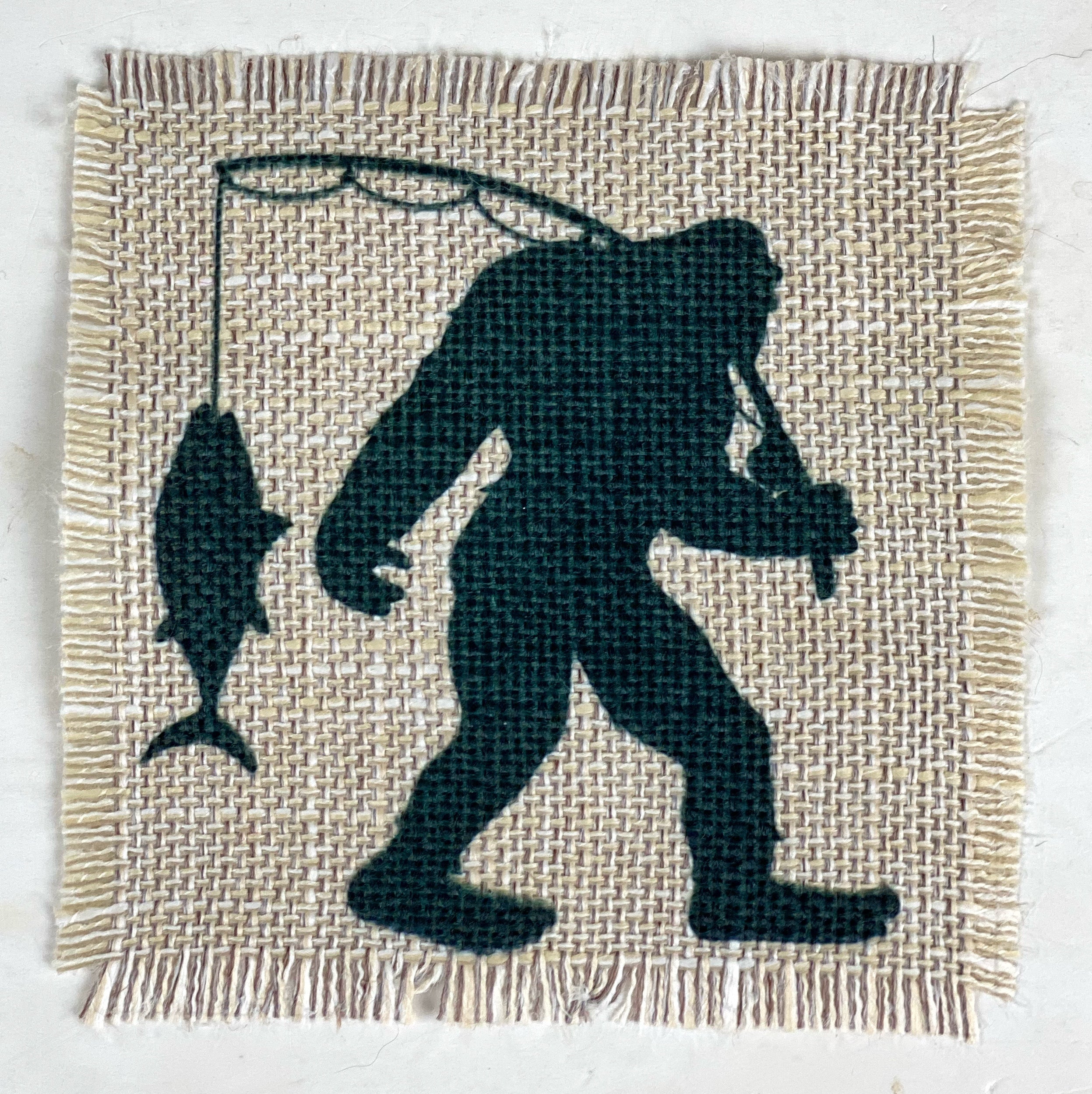 Sasquatch Collection  Leather Keychain, Bigfoot Key Ring Backpack Purse Charm Fob,  Big Foot Vinyl Cotton Tote, Sasquatch Hat, Hat Patch